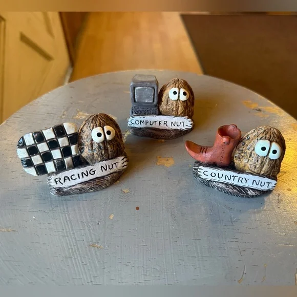 New- Your choice of one Novelty Nut Figurines Hilarious Adorable and Fun - Picture 13 of 14